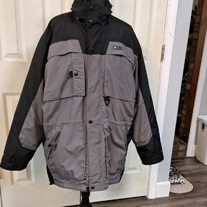 Men's Performance Jacket in Black and Gray